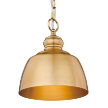 Golden 0316-M1L MBG - Wry Lighting Holmes 1-light Pendant in Modern Brushed Gold